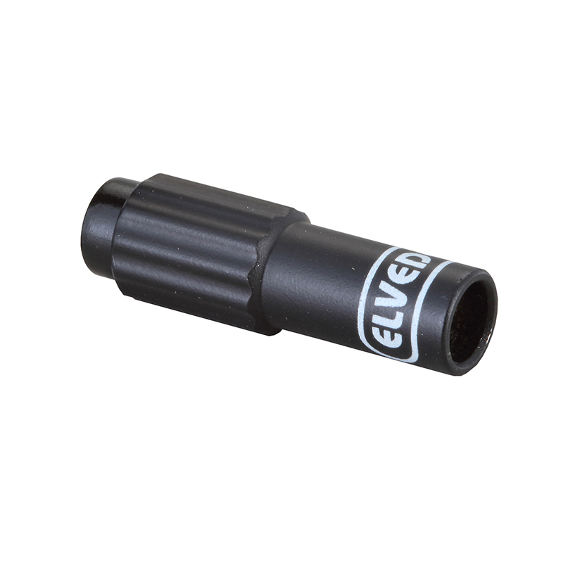 Tendeur de gaine de dérailleur Elvedes alu noir diam 5 mm - vue 2