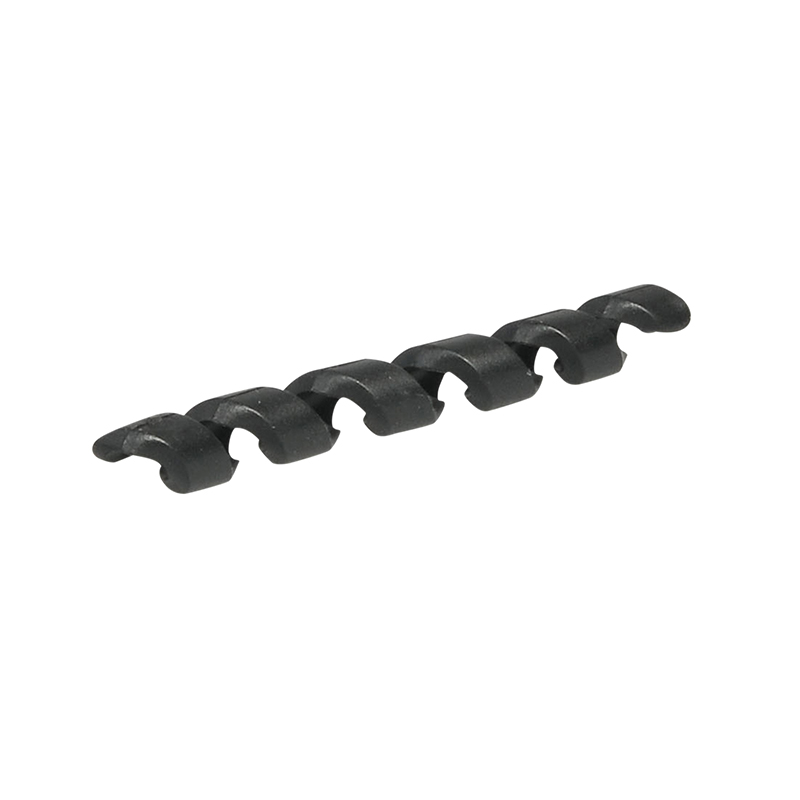 Gaine spirale flexible Elvedes pour fil électrique VAE diamètre 4,3-5 mm noir (lot de 4) - vue 2