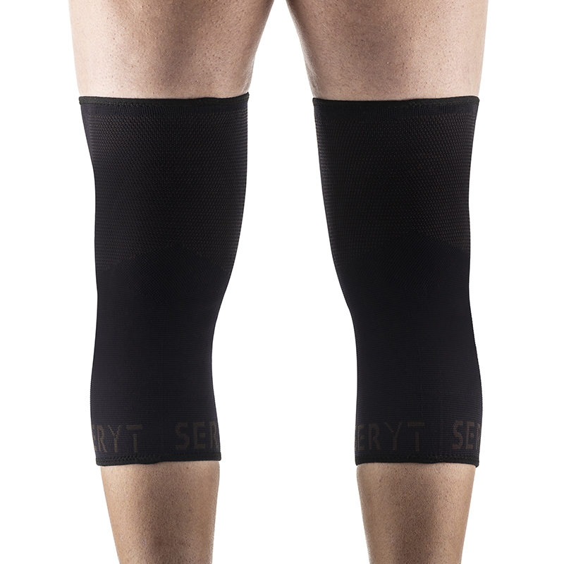 Genouillères VTT SERYT Flow Alps antibactérien antidérapant sans couture noir L-XL - vue 4