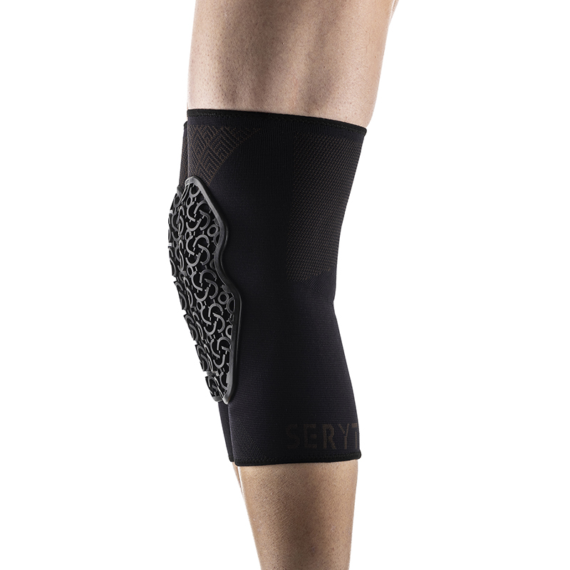Genouillères VTT SERYT Flow Alps antibactérien antidérapant sans couture noir L-XL - vue 6
