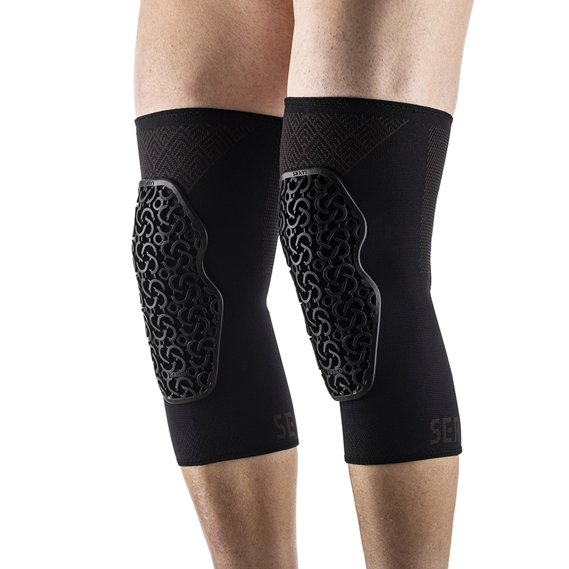 Genouillères VTT SERYT Flow Alps antibactérien antidérapant sans couture noir L-XL - vue 7