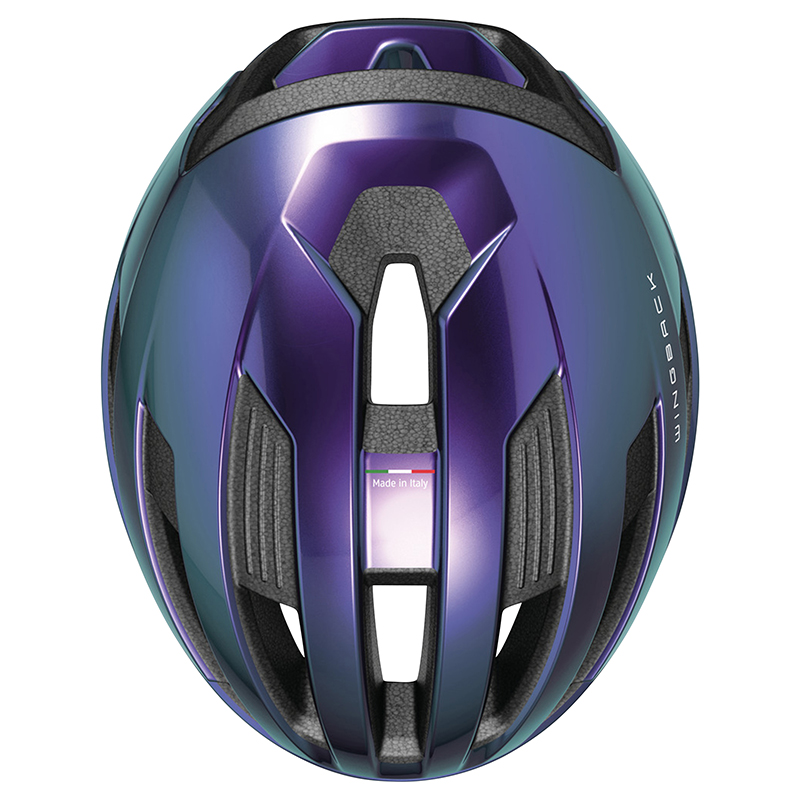 Casque vélo adulte Abus Wingback Flip Flop route urbain violet-vert brillant taille M (54-58 cm) - vue 6