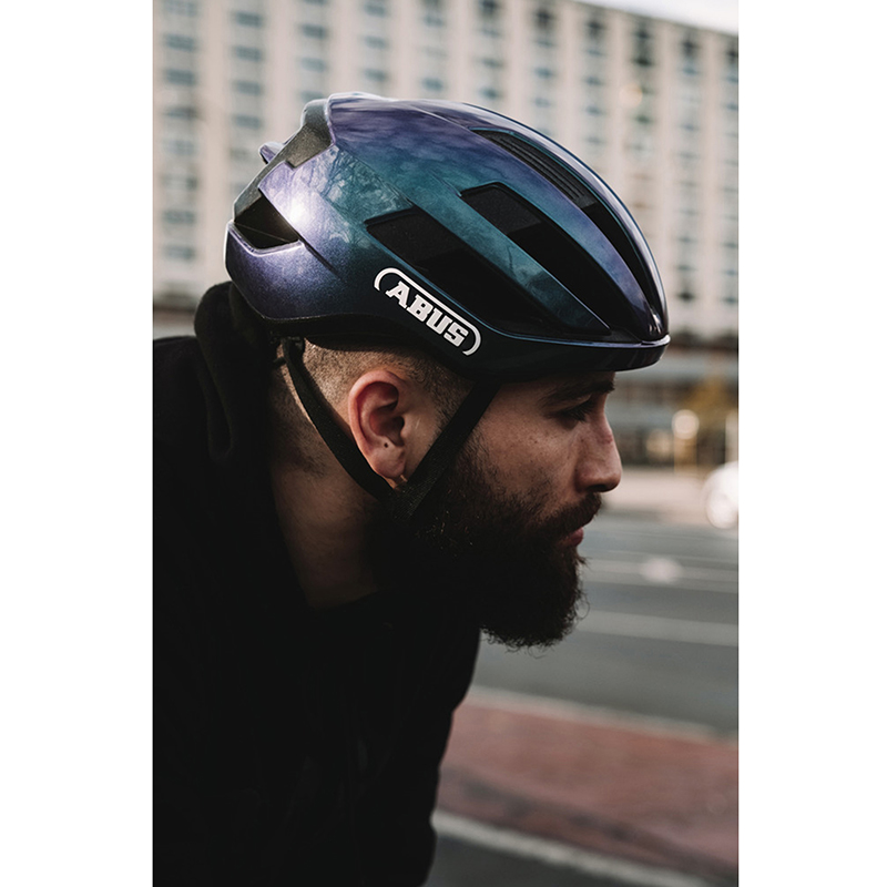 Casque vélo adulte Abus Wingback Flip Flop violet-vert brillant taille L (57-61 cm) - vue 7