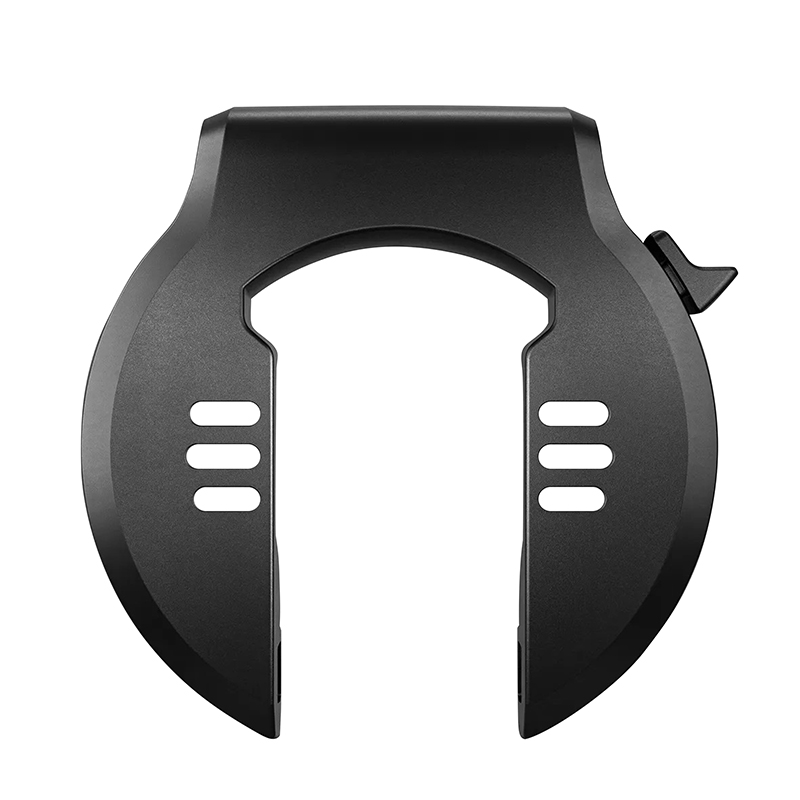 Antivol vélo fer à cheval AXA Atlas noir avec fixation (71-95 mm, écart pneu 44 mm, clé rétractable, sécurité niveau 14-15) - vue 4