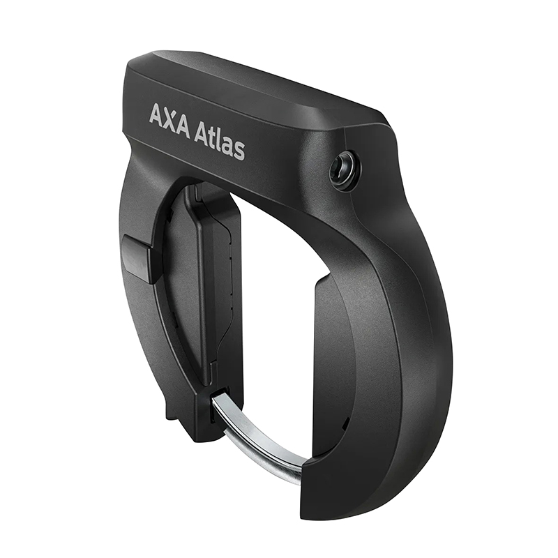 Antivol vélo fer à cheval AXA Atlas noir avec fixation (71-95 mm, écart pneu 44 mm, clé rétractable, sécurité niveau 14-15) - vue 5