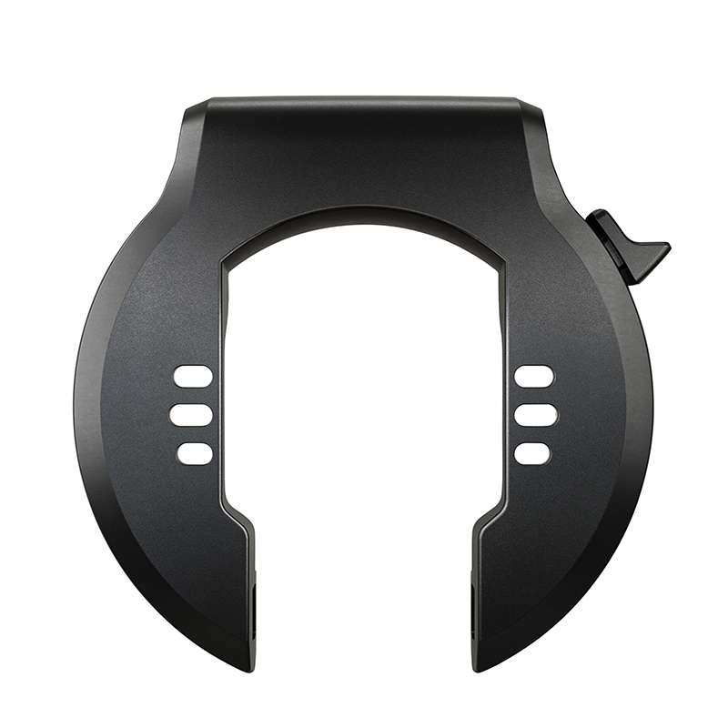 Antivol vélo fer à cheval AXA Atlas Large noir avec fixation (83,5 - 95 mm, écart pneu 58 mm, clé rétractable, sécurité niveau 14-15) - vue 2