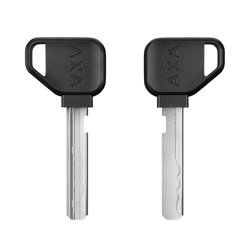 Antivol vélo fer à cheval AXA Atlas Large noir avec fixation (83,5 - 95 mm, écart pneu 58 mm, clé rétractable, sécurité niveau 14-15) - vue 5