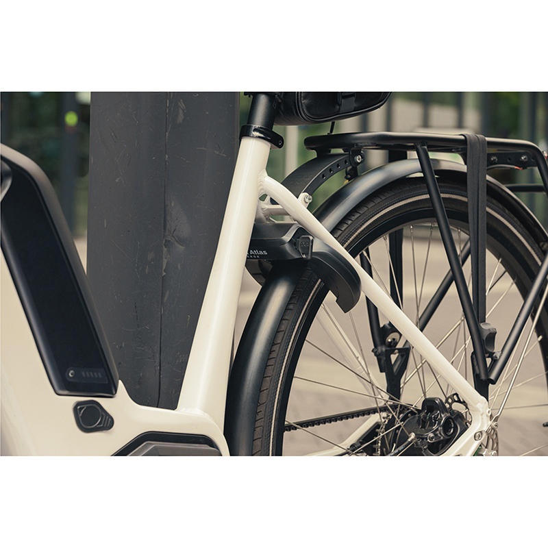 Antivol vélo fer à cheval AXA Atlas Large noir avec fixation (83,5 - 95 mm, écart pneu 58 mm, clé rétractable, sécurité niveau 14-15) - vue 8