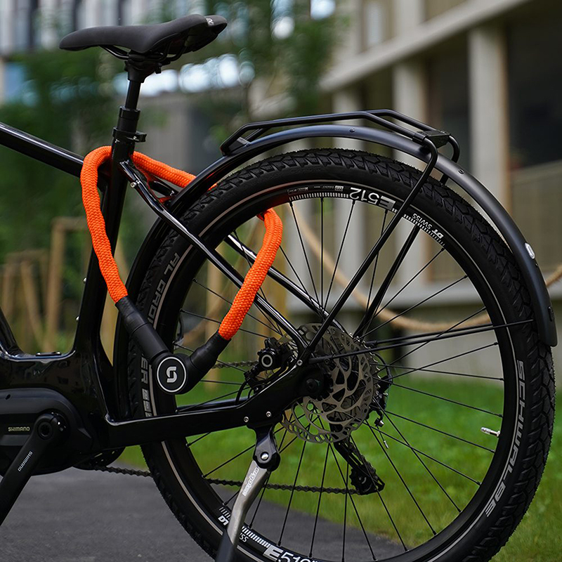 Antivol chaîne vélo Serea Swift diam 6 mm longueur 100 cm orange - vue 4