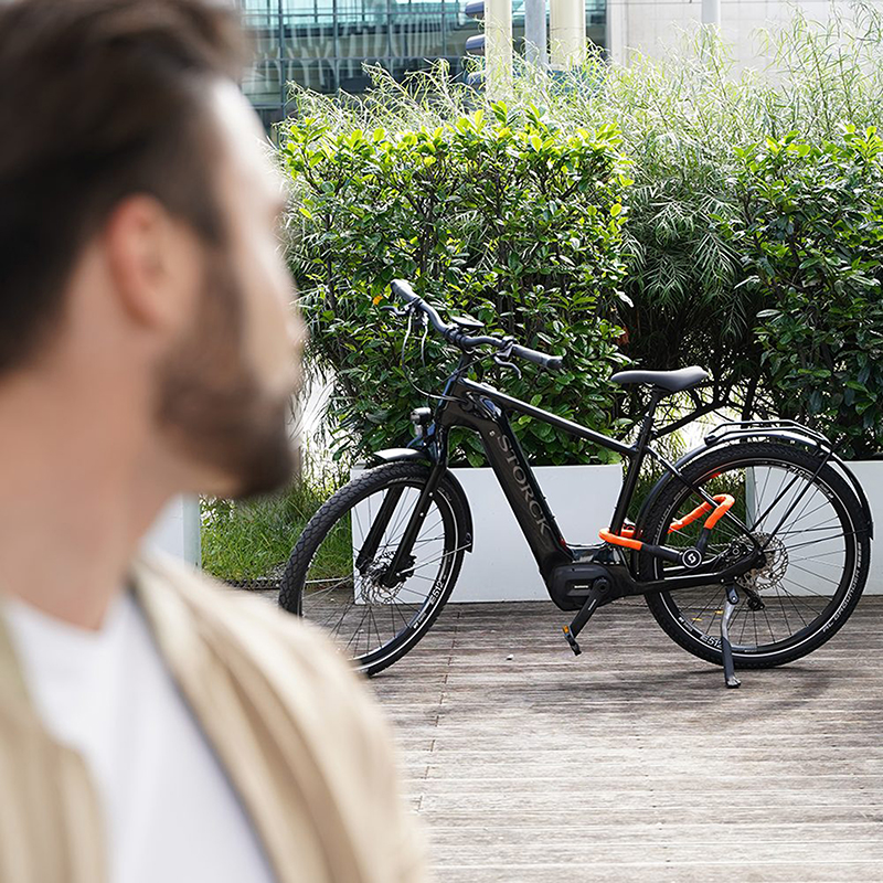 Antivol chaîne vélo Serea Swift diam 6 mm longueur 100 cm orange - vue 5