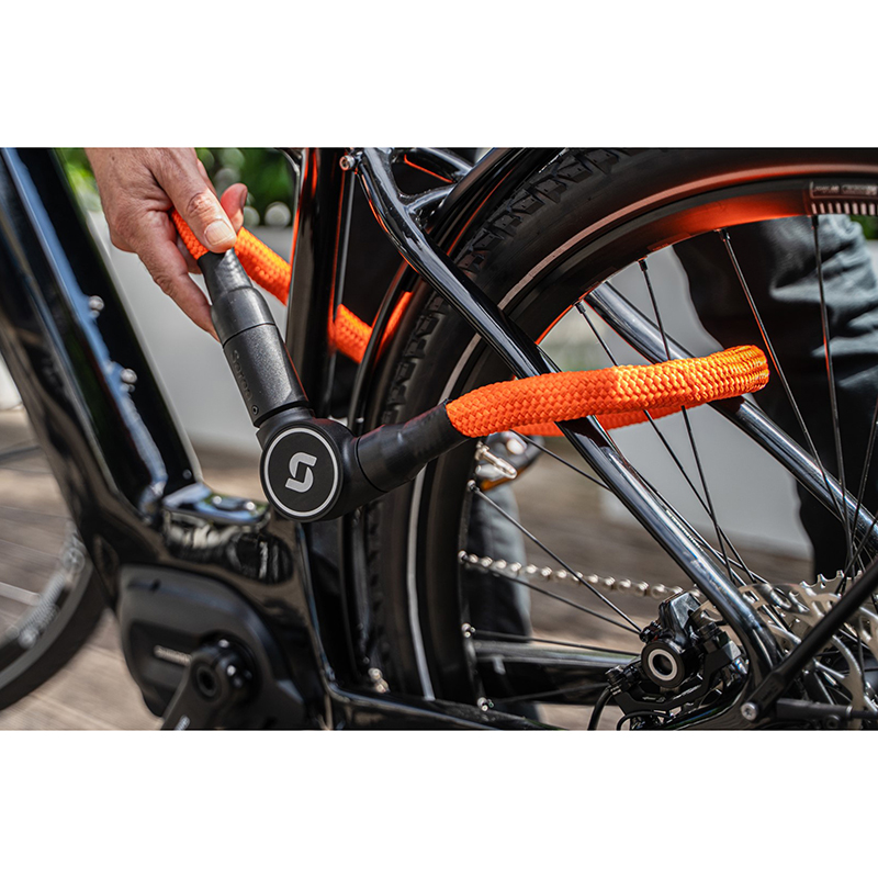 Antivol chaîne vélo Serea Swift diam 6 mm longueur 100 cm orange - vue 6