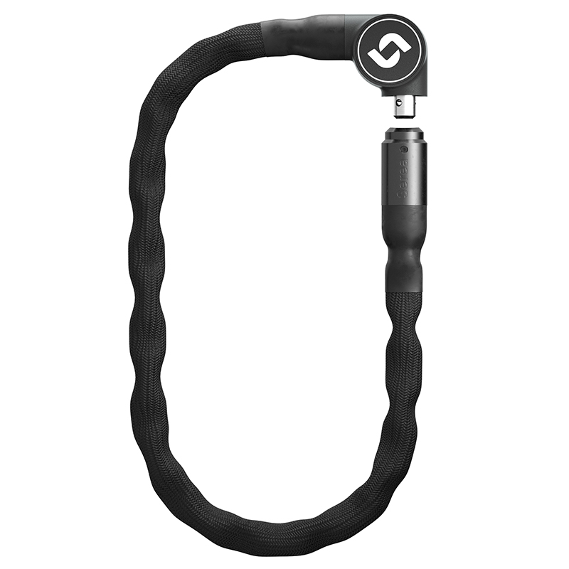 ANTIVOL VELO CHAINE DEVERROUILLAGE PAR SMARTPHONE SEREA SWIFT DIAM 6 mm LONGUEUR 100 cm NOIR (TECHNOLOGIE NFC FONCTIONNE SANS BATTERIE) -NIVEAU SECURITE 9-15-