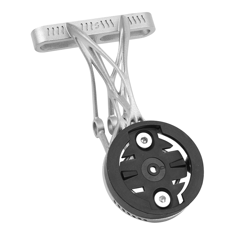 Support GPS titane fixation potence universelle route VTT - Compatible Garmin Bryton Wahoo - vue 2