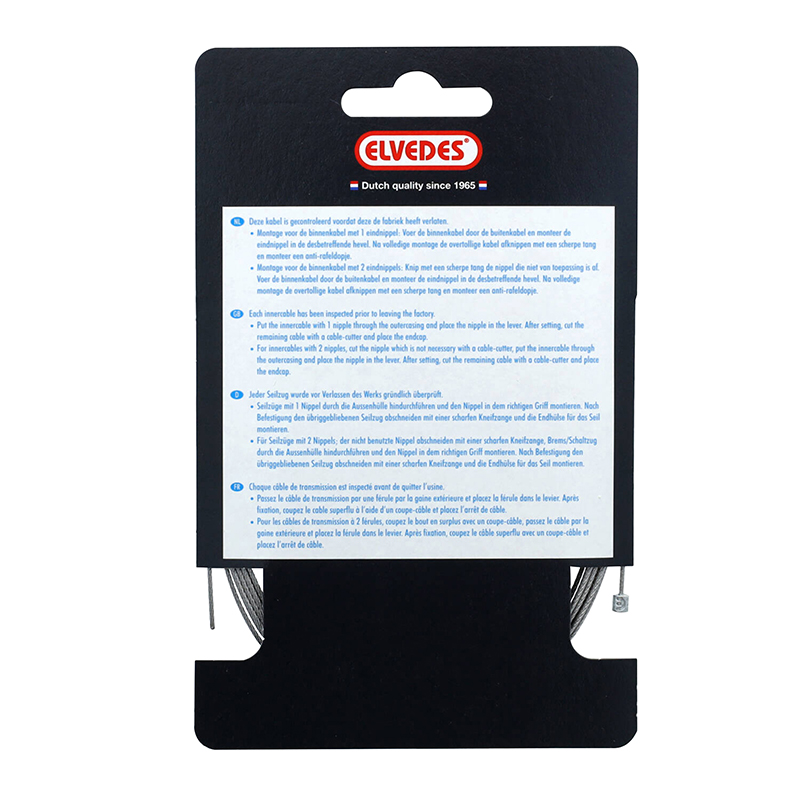 Câble de dérailleur Elvedes inox D1.1 mm L4.00 m compatible Shimano-SRAM - vue 4