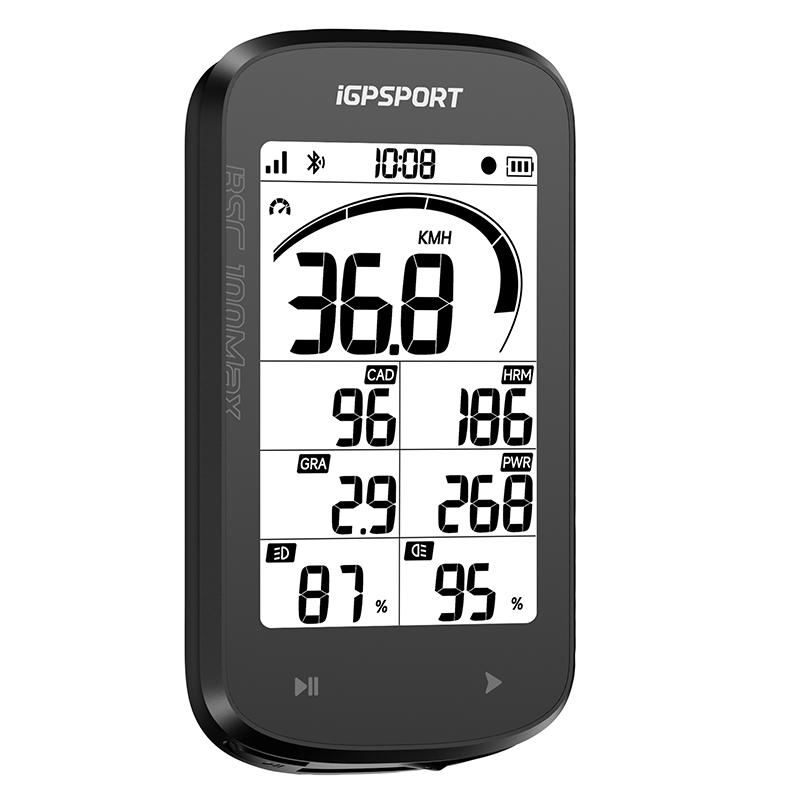 GPS - compteur Igpsport BSC100MAX ecran 3,00" avec vitesse, capteur cadence, cardio, compteur de puissance, connexion eclairage intelligents - compatible strava-training peaks-kommot-insta360... - vue 3