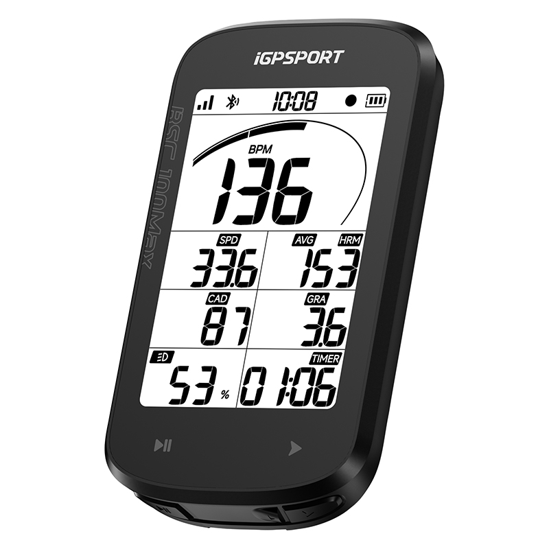 GPS - compteur Igpsport BSC100MAX ecran 3,00" avec vitesse, capteur cadence, cardio, compteur de puissance, connexion eclairage intelligents - compatible strava-training peaks-kommot-insta360... - vue 7