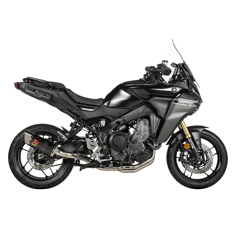 Pot moto Akrapovic pour yamaha 900 tracer 9 GT 2021+ (ligne complete racing line) (s-y9r20-apc) (homologue ce) - vue 2
