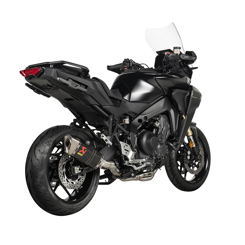 Pot moto Akrapovic pour yamaha 900 tracer 9 GT 2021+ (ligne complete racing line) (s-y9r20-apc) (homologue ce) - vue 3