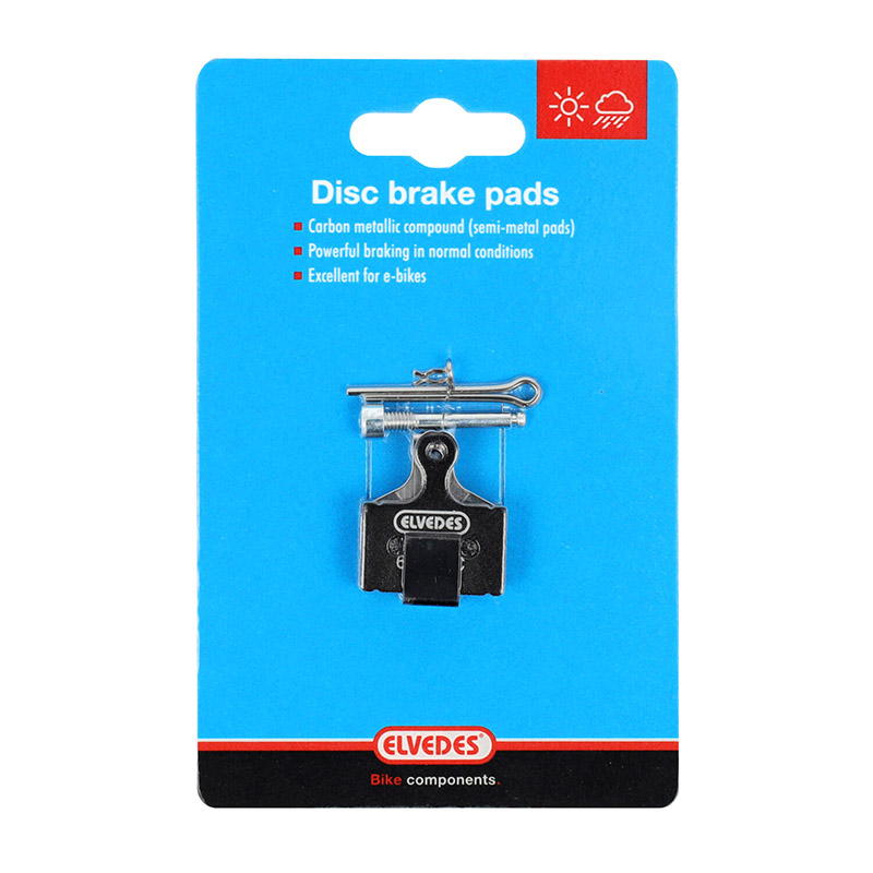 Plaquettes de frein route Elvedes semi-métalliques pour Shimano Dura-Ace R9170, Ultegra R8070, Tiagra R4770, RS805, RS505, RS405, RS305 (paire) - vue 2