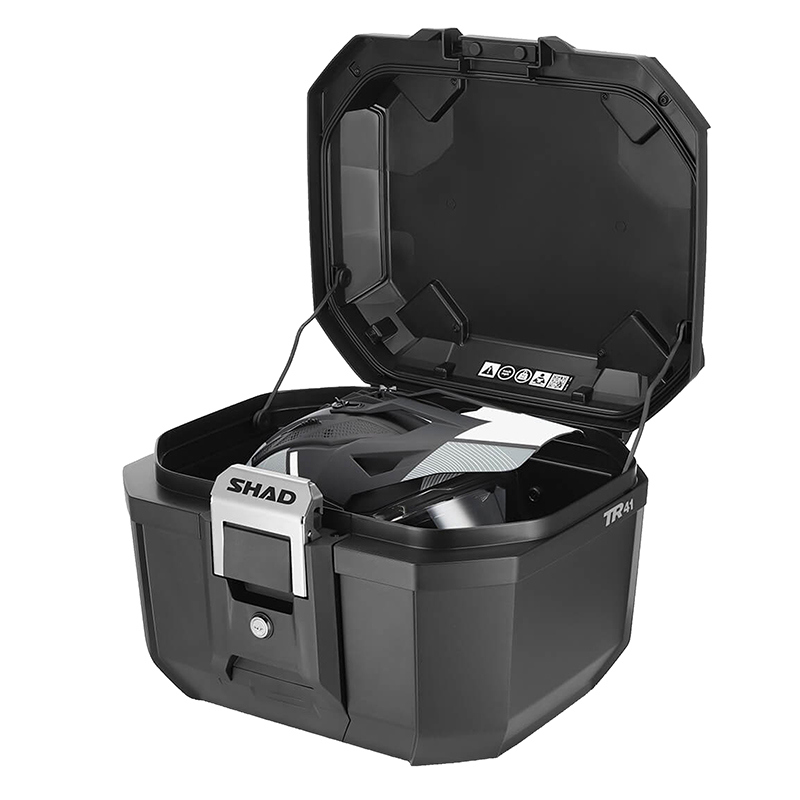 TOP CASE SHAD TR41 TERRA 41L NOIR - CAPACITE 2 CASQUES JET (Platine incluse) (D0TR41100) - vue 2