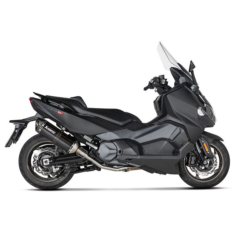 Silencieux Akrapovic Sym Maxsym 508 2020+ Ligne Complète Racing (S-SY5R1-RC) - vue 2