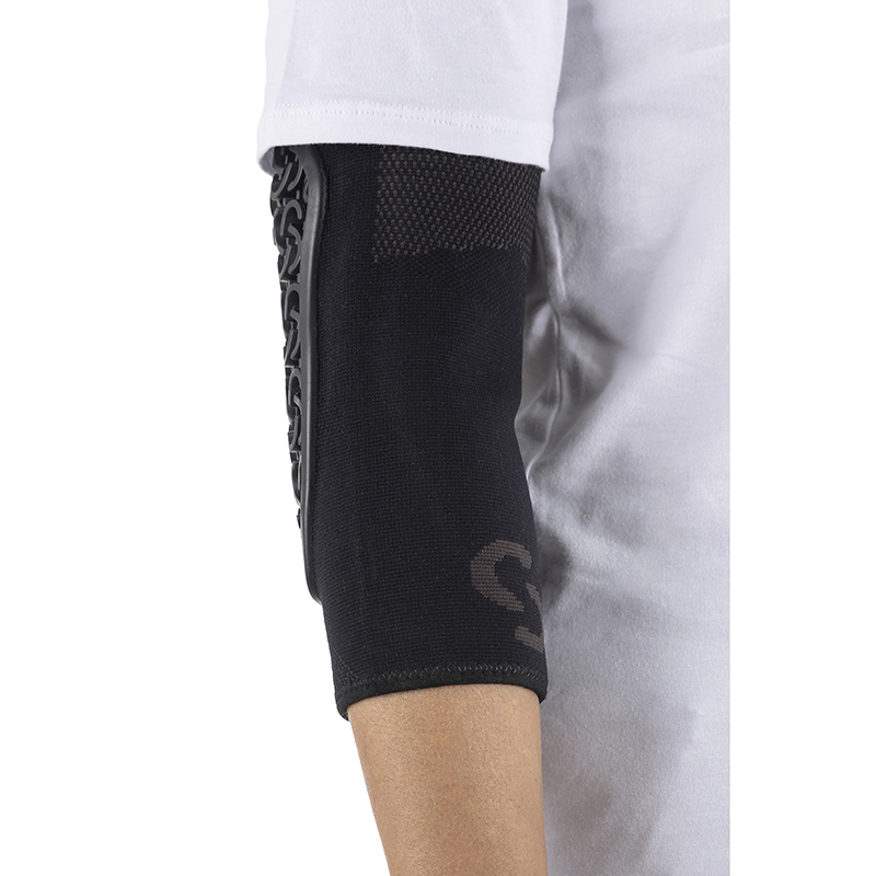 Protection coudières VTT SERYT Flow Alps antibactérien antidérapant sans couture noir L-XL (paire) 250 g CE EN 1621.1 niveau 2 - vue 2