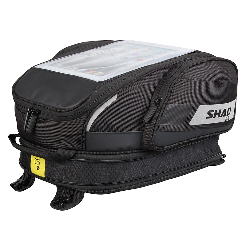 Sacoche de reservoir moto Shad SL20F extensible noir 15L-20L (fixation incluse) (X0SL20F) - vue 3