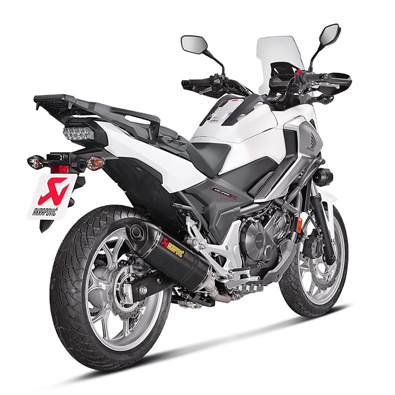 Silencieux Akrapovic carbone Honda NC 700 NC 750 2012-2020 S-H7SO2-HRC homologué - vue 3