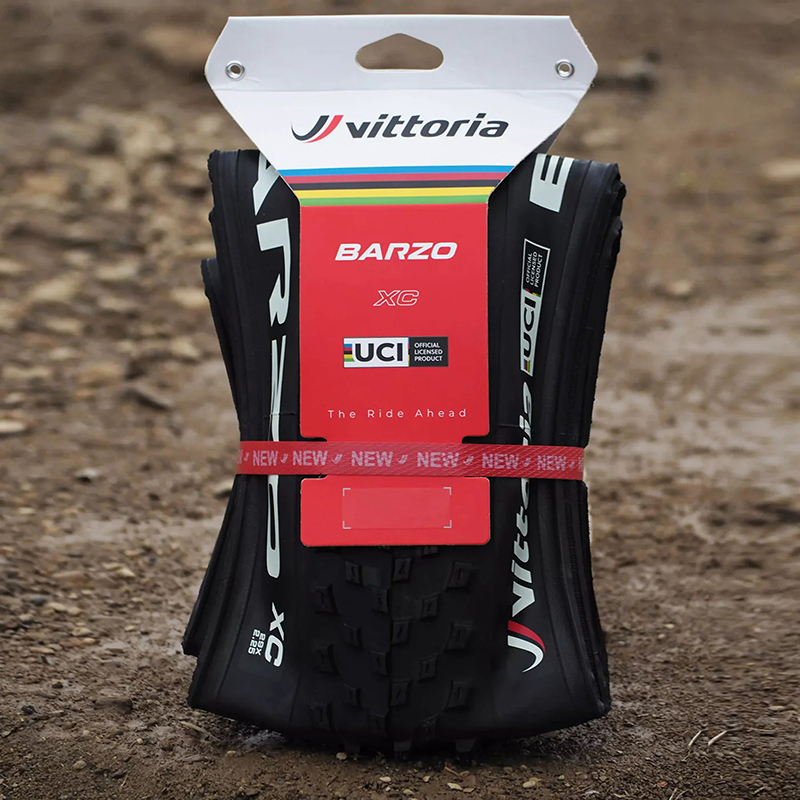 Pneu VTT 29 x 2.10 Vittoria Barzo UCI Rainbow noir Tubeless Ready TS 54-622 - vue 5