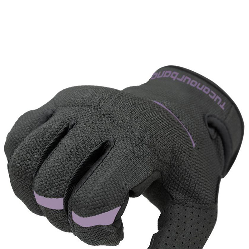 Gants ete tucano femme miky evo lady noir-violet t 8,5 (l) (homologue en 13594:2015-CE) (compatible ecran tactile) - vue 5