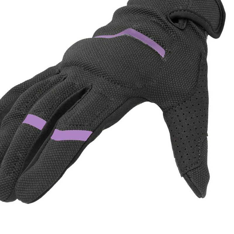 Gants ete tucano femme miky evo lady noir-violet t 8,5 (l) (homologue en 13594:2015-CE) (compatible ecran tactile) - vue 8