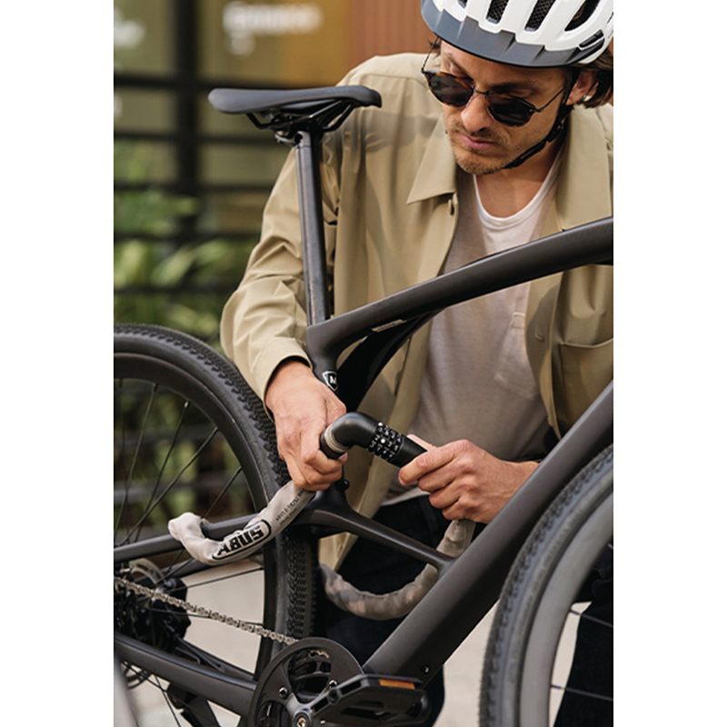 Antivol vélo articulé à combinaison Abus Tresor 6807 Ø 7 mm L 110 cm vert sauge - vue 3