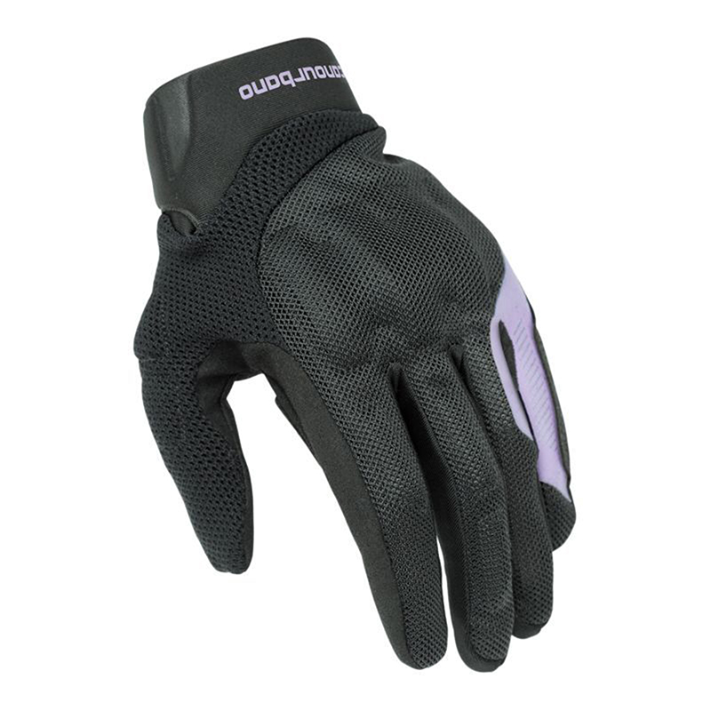 Gants all season tucano femme penna evo lady noir-violet t 7 (s) (homologue en 13594:2015-CE) (compatible ecran tactile) - vue 2