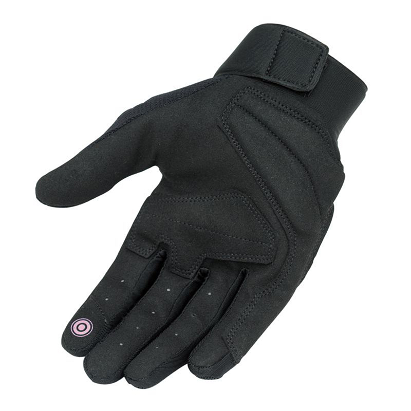 Gants all season tucano femme penna evo lady noir-violet t 7 (s) (homologue en 13594:2015-CE) (compatible ecran tactile) - vue 3
