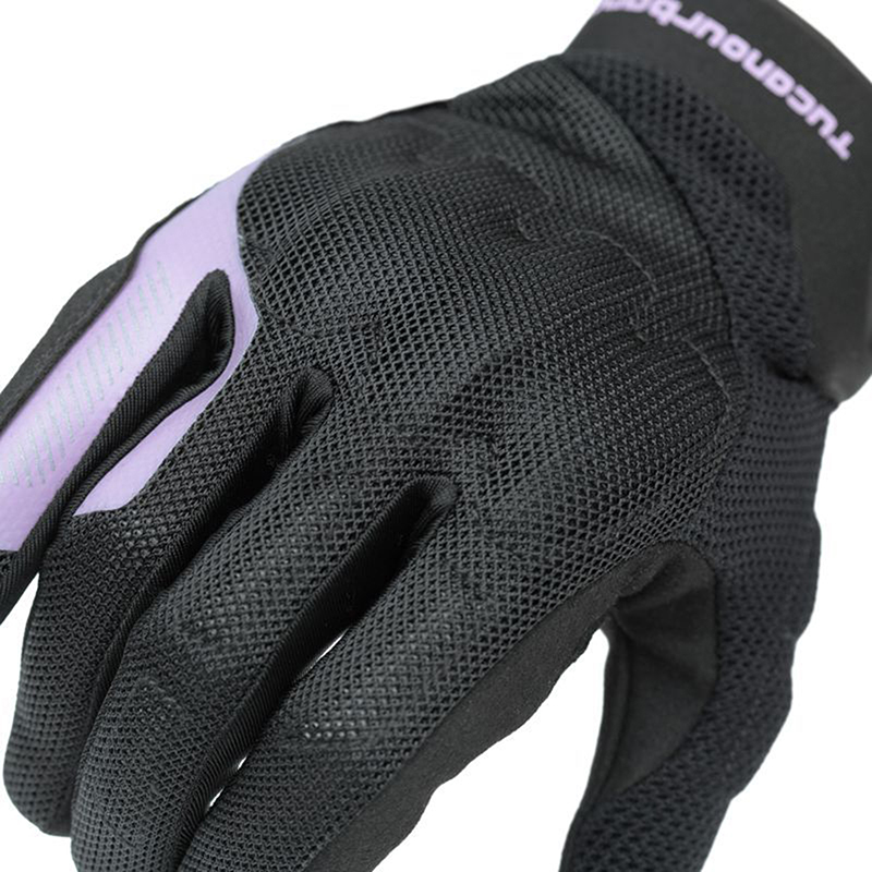 Gants all season tucano femme penna evo lady noir-violet t 7 (s) (homologue en 13594:2015-CE) (compatible ecran tactile) - vue 7