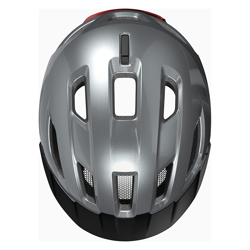 Casque vélo adulte Abus Urban-I 4.0 gris graphite taille M 54-58 cm avec éclairage arrière USB - vue 6