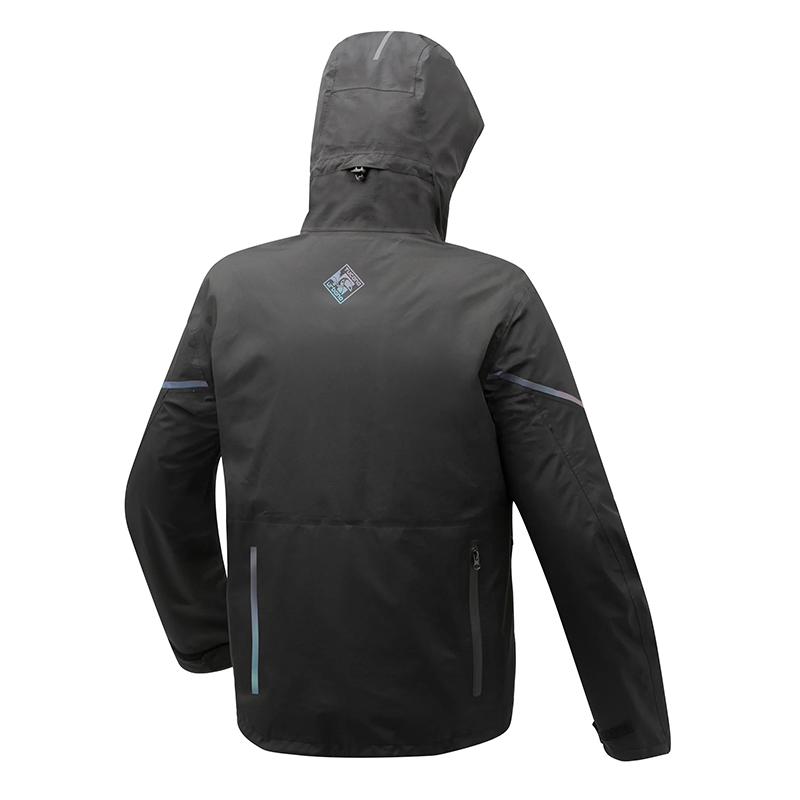 Veste de pluie Tucano Urbano Feeldry Hydroscud noir L étanche coupe-vent - vue 2