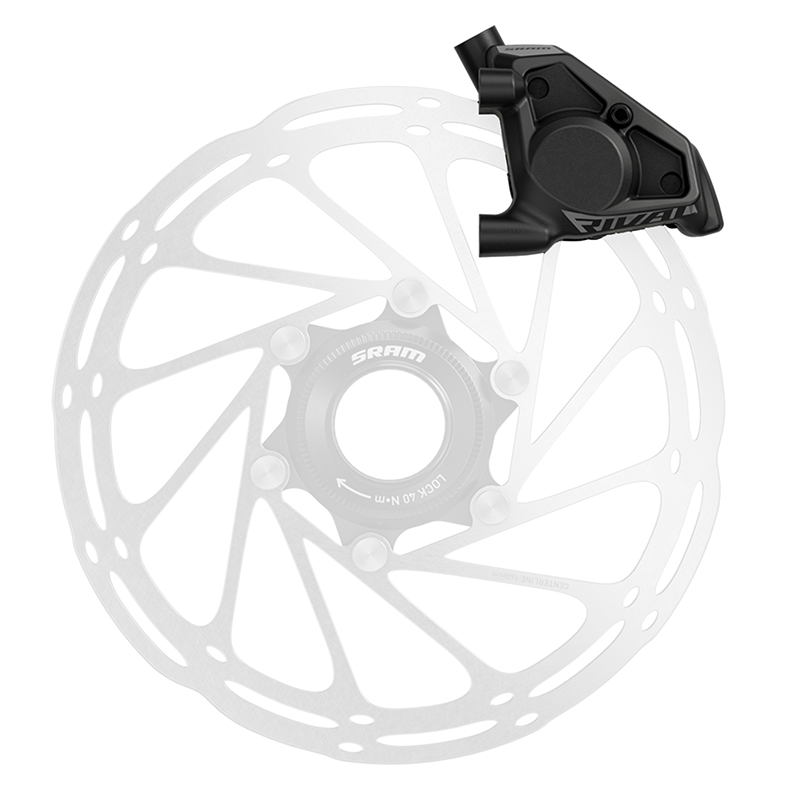 Frein à disque route SRAM Rival AXS E1 2 x 12V gauche - Levier-manette avec étrier Flatmount - vue 6