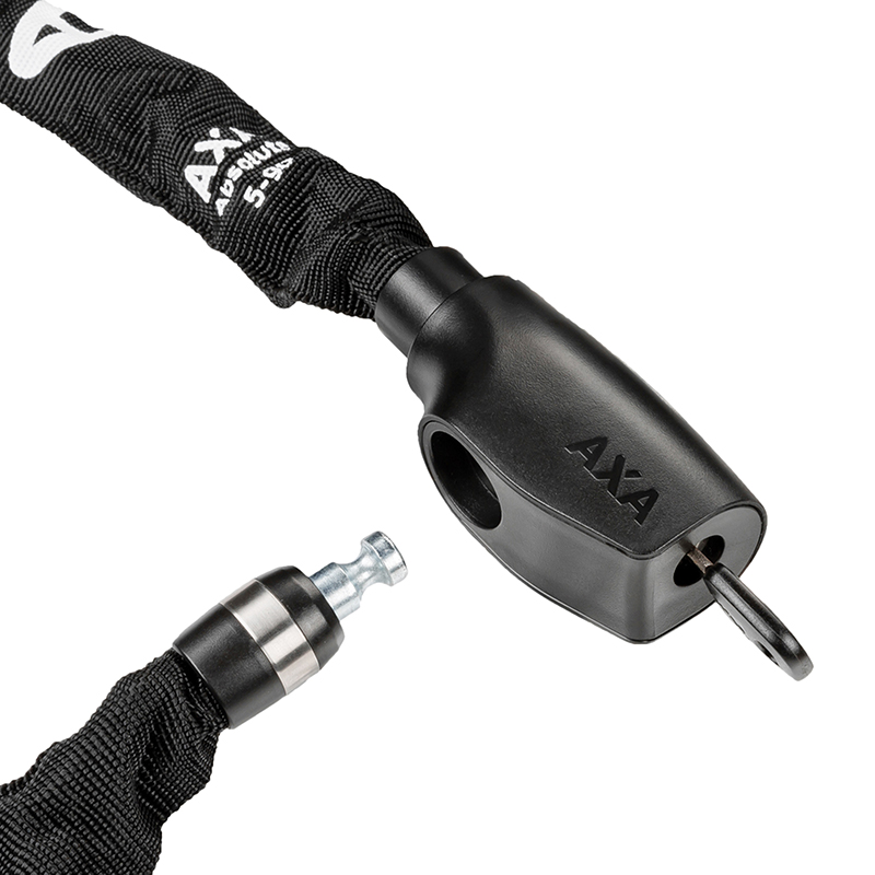 Antivol velo chaine a cle Axa absolute diam 5 MM L0.90M noir - securite niveau 7-15 - vue 3