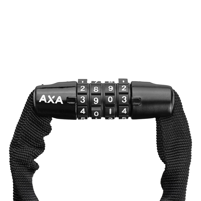 Antivol vélo chaîne à combinaison AXA Rigid Ø3,5 mm L1,20 m noir niveau 3-15 - vue 2