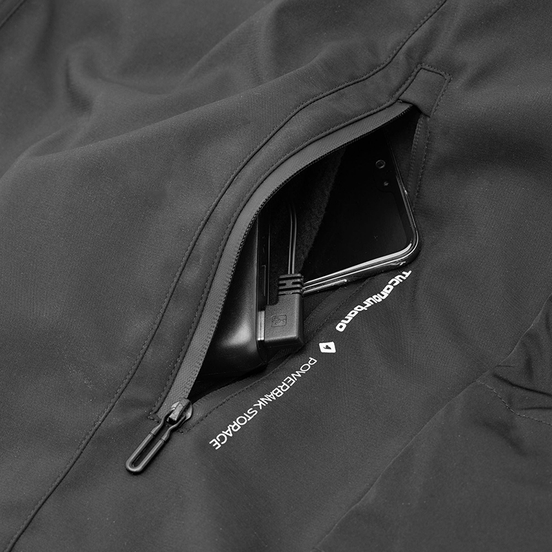 Gilet chauffant Tucano Urbano Topwarm noir coupe-vent et respirant T56 (XXXL) - vue 6