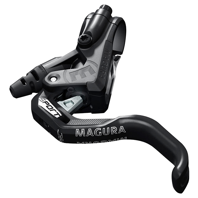 Frein a disque Magura MT trail sport 1DOIGT noir avant (4PISTONS) et arriere (2PISTONS) (kit leviers + etriers) - vue 2