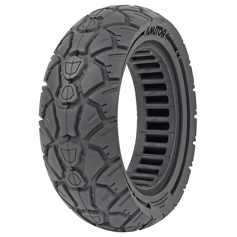 PNEU TROTTINETTE PLEIN 10 X 3.00-255x80 (80-65-6) NOIR -LARGEUR INTERIEURE 46 mm