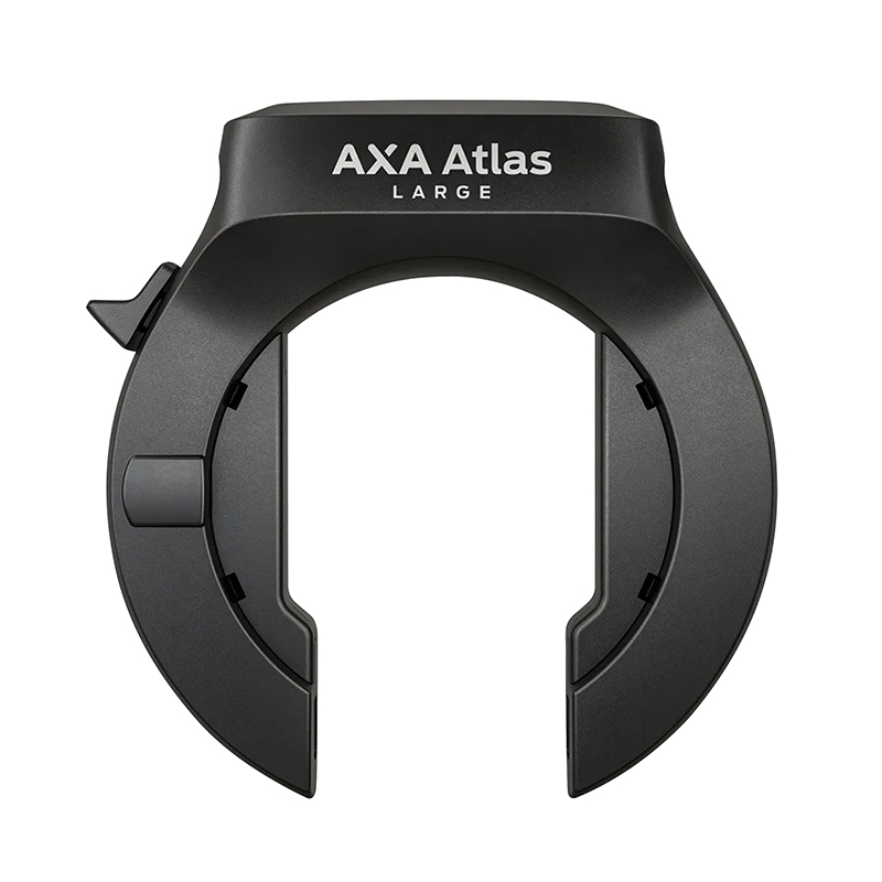 Antivol vélo fer à cheval AXA Atlas Large noir avec chaîne Plug diam 5.5 mm 1.30 m - Sécurité niveau 14 - vue 2