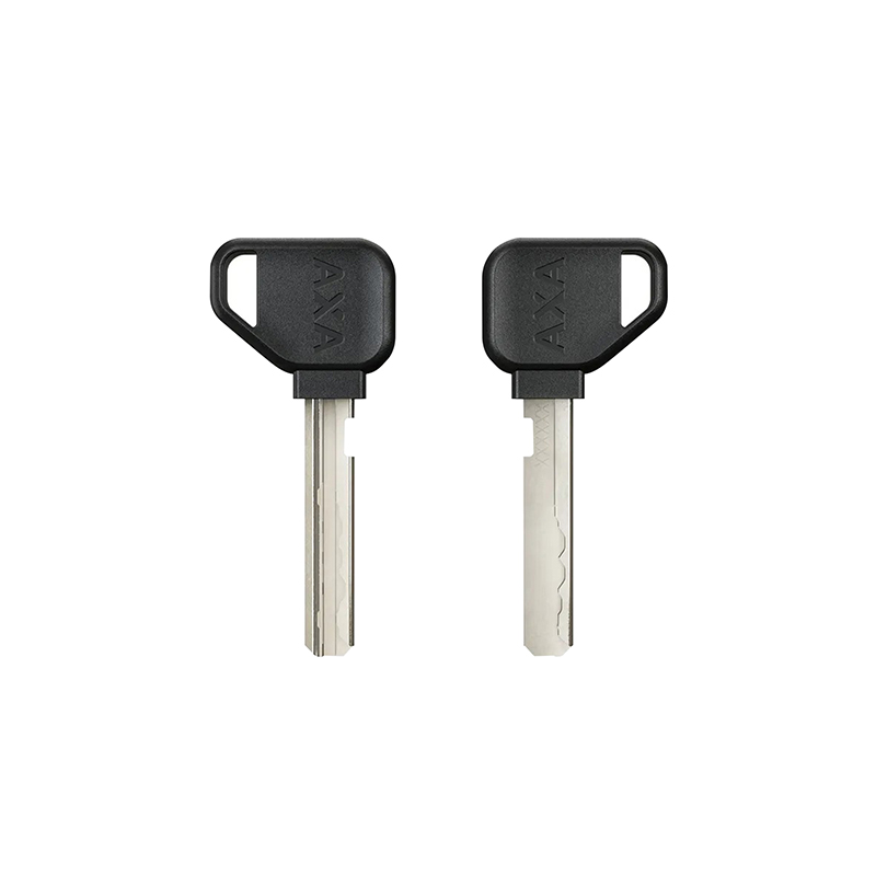Antivol vélo fer à cheval AXA Atlas Large noir avec chaîne Plug diam 5.5 mm 1.30 m - Sécurité niveau 14 - vue 5