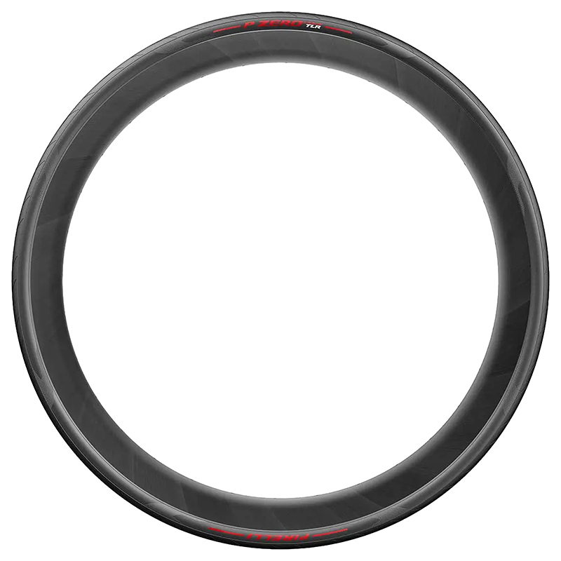 Pneu route 700 x 28 Pirelli P Zero Race Color Edition noir-rouge tubeless ready TS - vue 3
