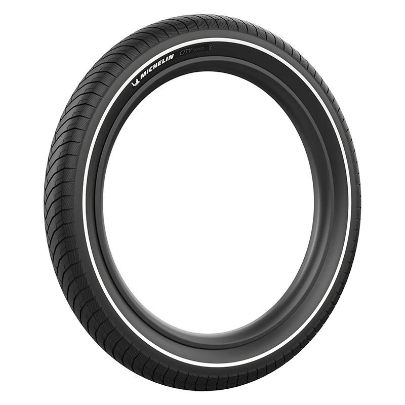 Pneu cargo city 26 x 2.40 Michelin noir TR (60-559) homologué - vue 4