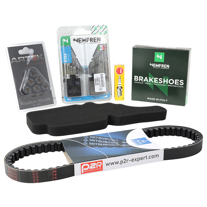 Kit entretien Sélection P2R adaptable Piaggio 50 Vespa LX 4T 2005-2009 (6 pièces) - vue 2
