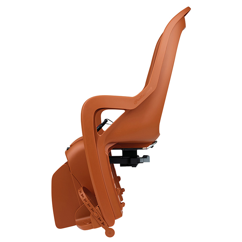 Porte bebe-siege enfant arriere Polisport a fixer sur porte bagage fixation etau groovy maxi mik HD marron coussin noir (9 a 22KGS) homologue en 14344 compatible systeme " mik HD " uniquement - vue 5