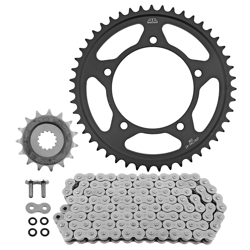 Kit chaîne JT Sprockets 525 15X47 Suzuki DL V-Strom 650 ABS 2007+ / XT 2015+